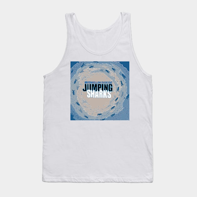 Jumping Sharks Tank Top by Marshmellow Overcoat Store